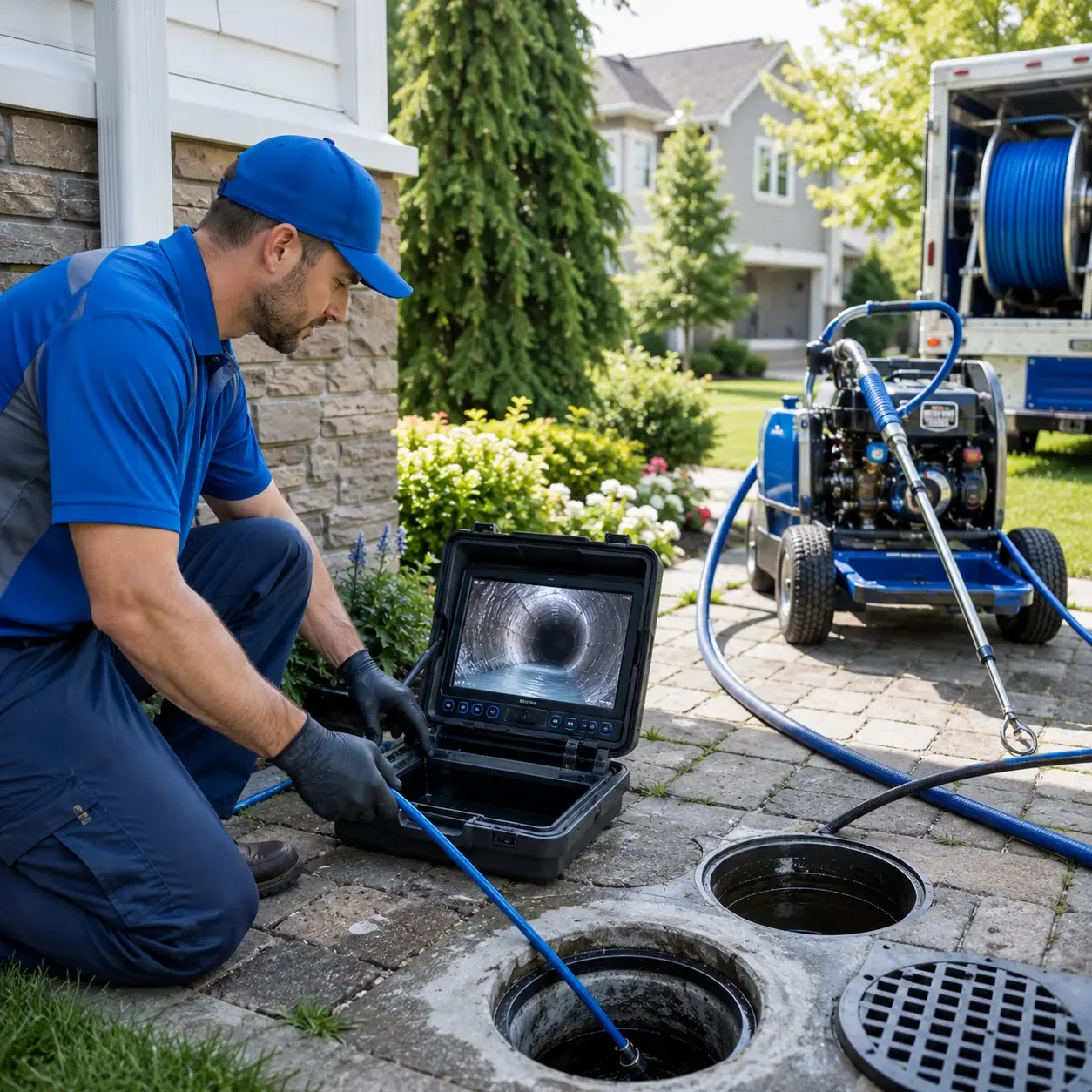 Outdoor drain cleaning professionals serving Guilford, IN